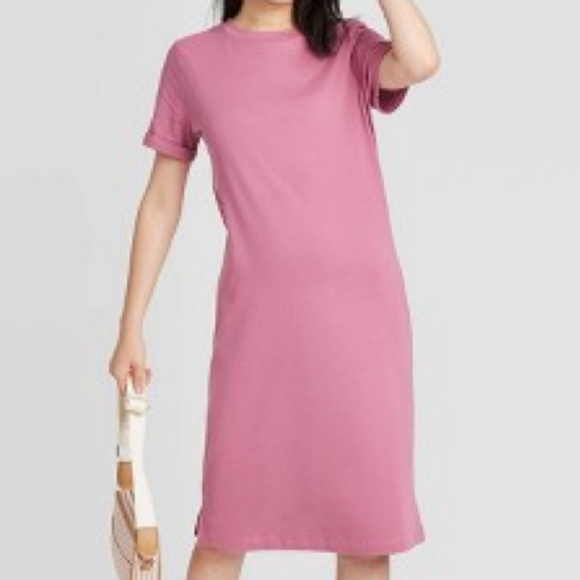 a new day Dresses & Skirts - A New Day Rose Colored Tee Shirt Dress Medium